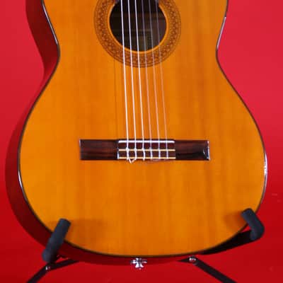 Hohner HG-14  Japanese Made Hohner HG-14 Classical Acoustic Electric Guitar With Hard Case image 2