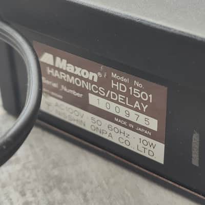 1980's Maxon HD-1501 Harmonics/Delay Rack Unit image 4