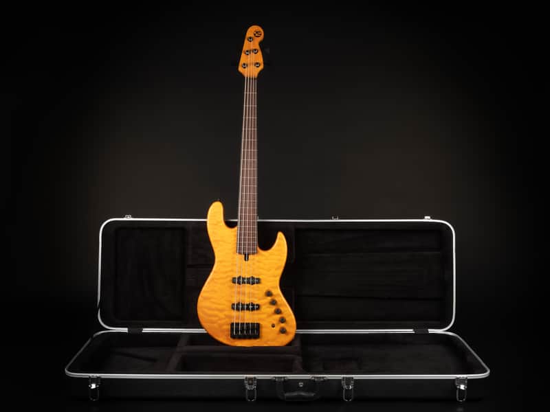 Maruszczyk Elwood L Custom 5弦ベース 2022 Maruszczyk Elwood L 5a Quilted Maple Custom 5-String Fretless