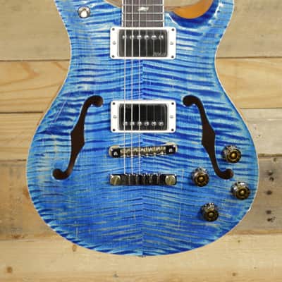 PRS McCarty 594 Hollowbody II Electric Guitar Faded Blue Jean w/ Case image 1