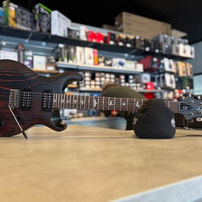 PRS SE Swamp Ash CE 24 Sandblasted 2024 - Sandblasted Red image 1