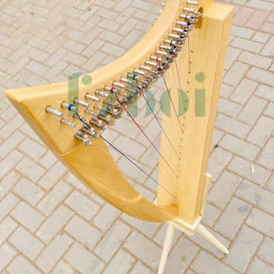 22 String Fullsicle Lightweight Celtic Lever Harp Handmade Folk Instruments image 4