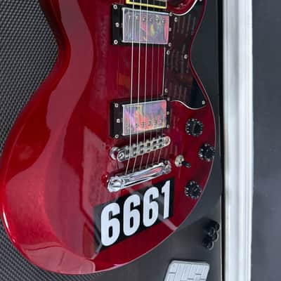 Schecter Zacky Vengeance Signature Vengeance Custom Reissue 2012 - Present - See-Thru Cherry image 3