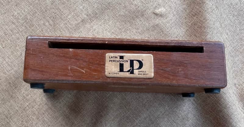 L.P. Latin Percussion Wood Block Vintage image 1