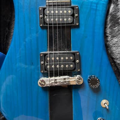 Cotton Custom Electric Guitar – Neck-Thru, Sperzel Locking Tuners, Flame Top, Hard C image 3