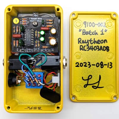 Milestone Effects Kenodi Drive RC3403ADB Quad Opamp Overdrive OD1 Style image 4