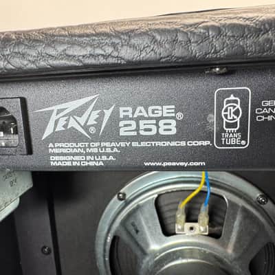 Peavey Rage 258 Guitar Practice Amp Combo Amplifier 25W Transtube image 6