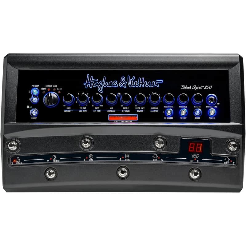 Hughes & Kettner Black Spirit 200 Floor 4-Channel 200-Watt Solid State Pedalboard Guitar Amp image 1