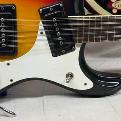 Mosrite The Ventures 12-string Guitar with Case 1966 - Sunburst image 6