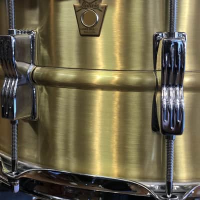Ludwig 6.5x14 Acro Brass Snare Drum image 4