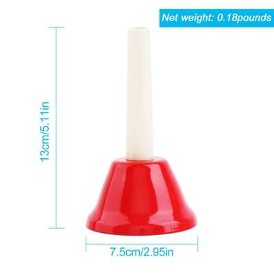 Handbells, Hand Bells Set 8 Note Musical Bells With Colorful Songbook For Toddlers Children Kids Adults School Church Classroom Wedding, By image 6