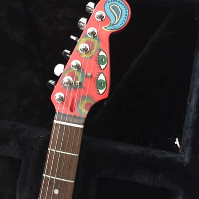 Fender stratocaster Custom Psychedelic Finish image 3