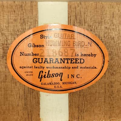 Gibson Hummingbird 1964 The Cleanest of 292 Made in 64 - Natural image 23
