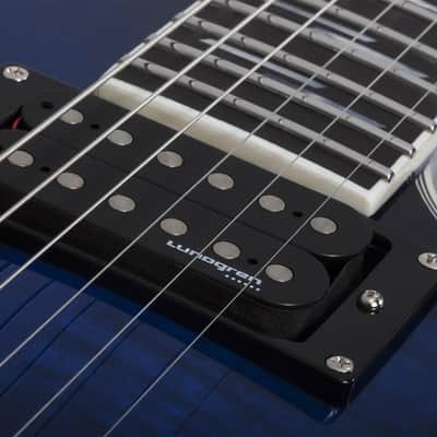 Schecter Solo-II Supreme See-Thru Blue Burst image 8