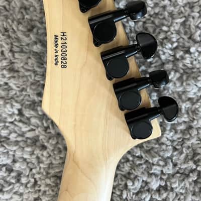 Dean MDX Electric Guitar, Quilt Maple, Trans Blue Burst Finish, Model MDX QM TBB image 6
