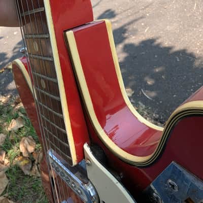 Greco EG-135 Hollowbody Guitar 60s - Cherry Red image 17