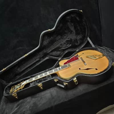 2005 D'Angelico Excel EXL-1 Hollow Body Archtop with Ebony Fretboard - Natural image 16