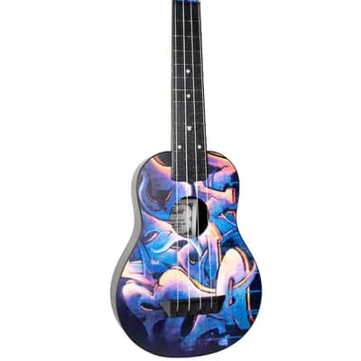 Flight TUS40 Graffiti Travel Soprano Ukulele New - Graffiti image 9