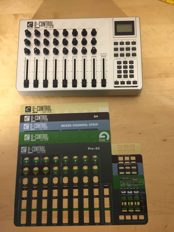 Evolution U-Control UC-33 Midi Controller + Overlays | Reverb