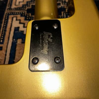 1987 Gibson 20/20 Ned Steinberger Bass - Gold Inca Silver image 4