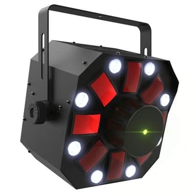 Chauvet DJ Swarm 5 FX ILS RGBAW 3-in-1 DMX LED Rotating Derby/Laser/Strobe Light image 2