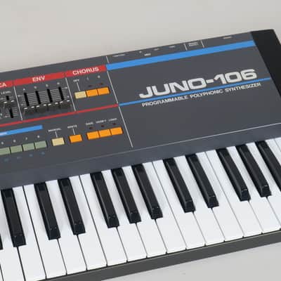 Roland Juno-106 Programmable Polyphonic Synthesizer with 6 new voice chips (serviced) imagen 7