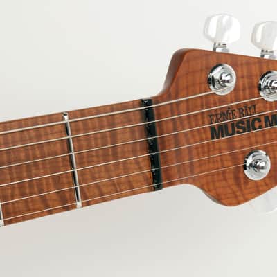 Ernie Ball Music Man Axis Super Sport with Tremolo 2021 - Roasted Amber Quilt image 17