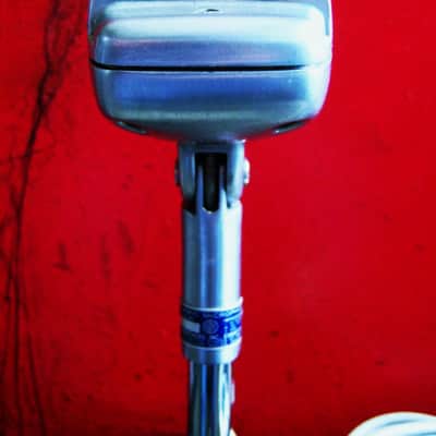 Vintage 1950's Shure 51 dynamic microphone w cable Nat King Cole 55 55S # 3 image 11