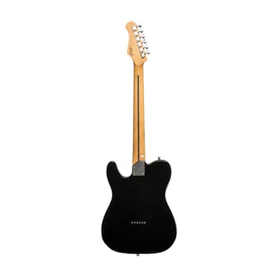Stagg Vintage "T" Series Solid Body Electric Guitar - Black - SET-PLUS BK image 2