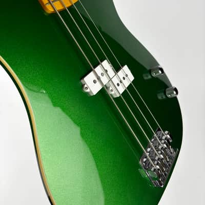2013 Fender MIJ Aerodyne Special Precision Bass Speed Green Metallic With Matching Headstock. Nice Padded Gigbag included. image 2