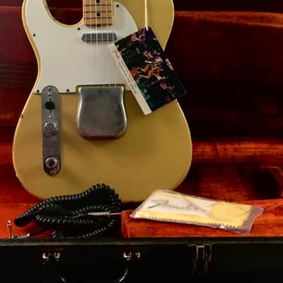 LEFTY! Vintage 1968 Fender Telecaster Guitar Maple Cap Neck Blonde Nitro Light Swamp Ash Solid Body 7 lb HSC Rare image 21