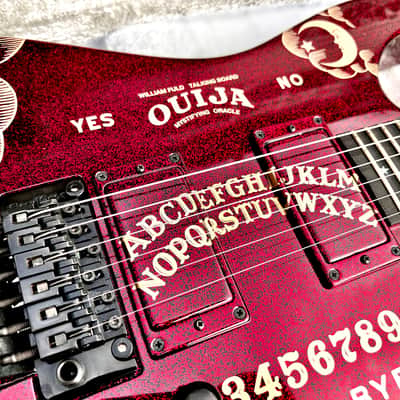 ESP Custom Shop Ouija Red Sparkle & Purple Sparkle Set with Matching Serial# 16 image 11