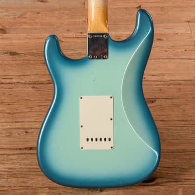 Fender Custom Shop '62 Stratocaster Journeyman Relic Surf Blue Burst 2024 image 3