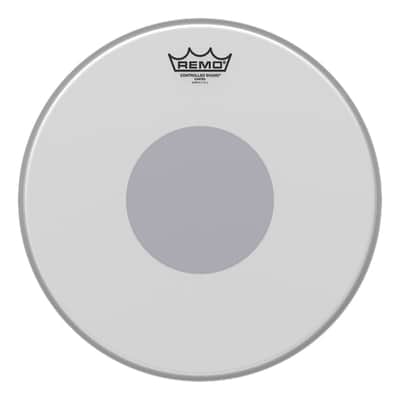 Remo Controlled Sound 12" Coated Black Dot Batter Drum Head image 1