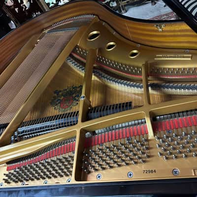 Wurlitzer C143 Grand Piano – 4'7", Glossy Black image 8