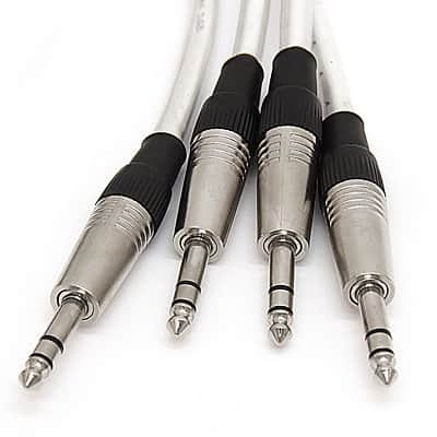 4 Channel 1/4" TRS 8 TS Insert Snake Audio Cable 3' image 4