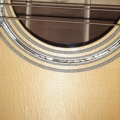 Marklund D-42S 2018  Moon Spruce/Madagascar  (Unreal 12 fret tone and string separation) image 2