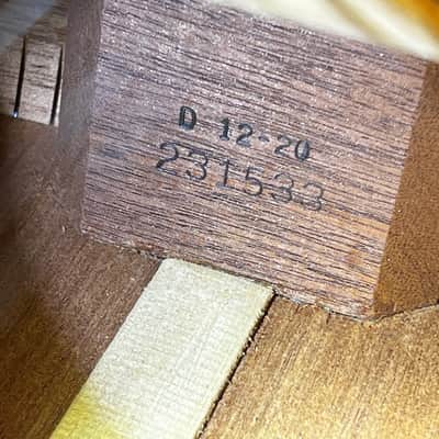 1968 CF Martin D12-20 12 String Natural image 20