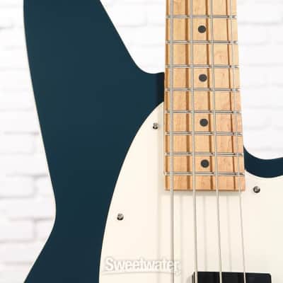 Reverend Decision Electric Bass Guitar - High Tide Blue  Maple Fingerboard (DeciHTBd1) image 6