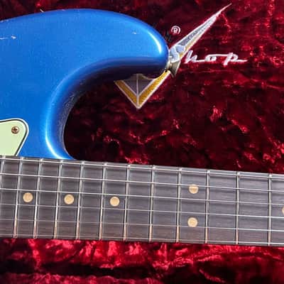 Fender Custom Shop Stratocaster '63 2023 - Aged Lake Placid Blue Relic image 6