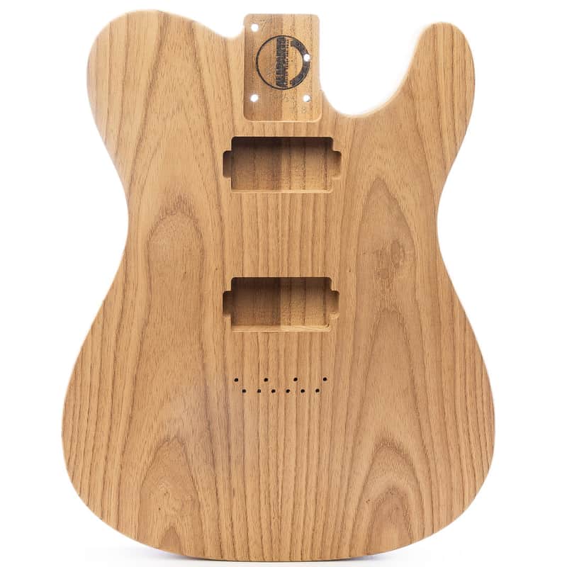 Allparts Select Unfinished Featherweight Replacement Body for Tele - Hum/Hum & Rear Route
