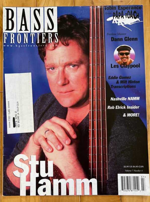 Bass Frontiers Magazine Vol.7 No.4 2000 Stu Hamm, Les Claypool, Rob Elrick image 1