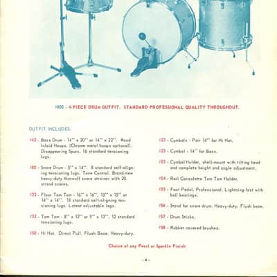 Kent Drums 1968 - Champagne sparkle image 9