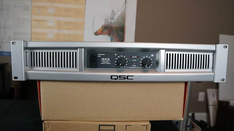 QSC GX3 300 Watt 8-Ohm 2-Channel Power Amplifier - store demo **perfecto! **complete! **in-box! image 1