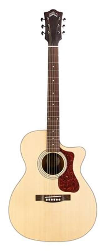 Guild OM240CE Acoustic Electric Guitar Natural image 1