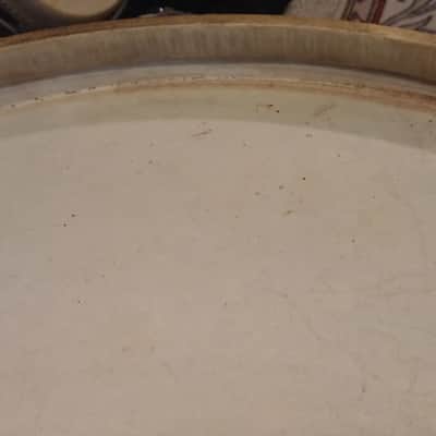 WFL Leedy Ludwig VINTAGE USA Gretsch 20" Calf Skin Bass Drum Head 40s 50s NICE SHAPE NO TARIFFS image 12
