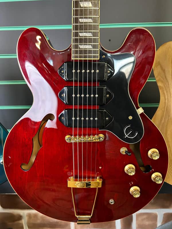 Epiphone Limited Edition Riviera P93 Wine Red 2015 Electric | Reverb