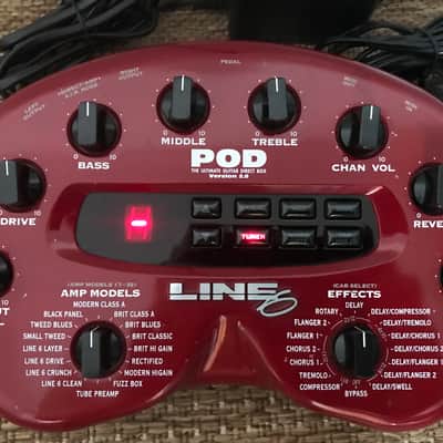 Line 6 Pod V2.0 Electric Guitar Processor – Excellent Condition image 3