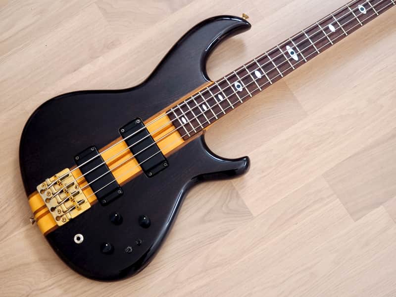1980s Aria Pro II SB-ELT, RSZ Vintage Neck Through Electric Bass