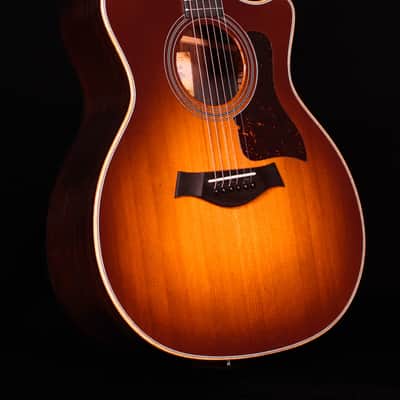 Taylor 414ce Studio Acoustic Electric Guitar, Honey Sunburst Collection image 4